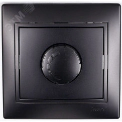 MIRA Диммер 1000Вт чёрный бархат со вставкой (10шт/120шт)