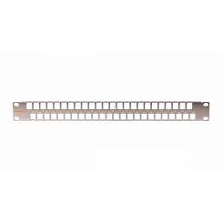 Коммутационная панель NIKOMAX 19 NMC-RP48-BLANK-1U-MT, 1U, наборная, под 48 модулейKeystone, UTP/STP, с заземлением, с органайзером, металлик Коммутационная панель NIKOMAX 19 NMC-RP48-BLANK-1U-MT, 1U, наборная, под 48 модулейKeystone, UTP/STP, с заземлением, с органайзером, металлик