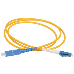 Шнур оптический коммутационный переходной (патч-корд) для одномодового кабеля (SM) 9/125 (OS2) LC/UPC-SC/UPC одинарного исполнения (Simplex) LSZH 3м