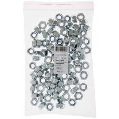 Гайка DIN985 М10 самоконтрящаяся оцинкованная (100 шт) Гайка DIN985 М10 самоконтрящаяся оцинкованная (100 шт)