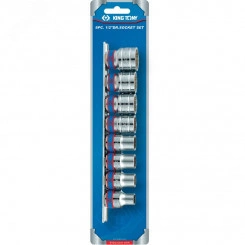 Набор торцевых головок 1/2', двенадцатигранные, 10-22 мм, 8 предметов Набор торцевых головок 1/2', двенадцатигранные, 10-22 мм, 8 предметов