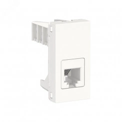 Розетка UNICA MODULAR телефонная RJ12 одиночная 1 модуль белый Розетка UNICA MODULAR телефонная RJ12 одиночная 1 модуль белый