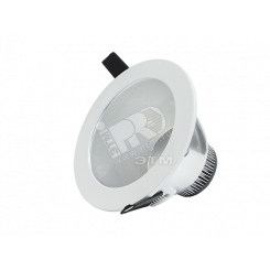 Светильник светодиодный ДВО-5Вт Largo LED 323Лм 6000К IP20 с ПРА круглый белый