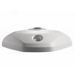 Видеокамера IP 6Мп fisheye с ИК-подсветкой до 15м (1.27мм)