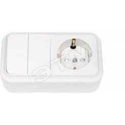 Беларусь блок нар 2кл Выкл+розетка с/ш зк 2В-РЦ-579 Беларусь блок нар 2кл Выкл+розетка с/ш зк 2В-РЦ-579