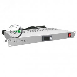 Модуль вентиляторный NTSS крепление на 19 1U, 3 элемента, электронный термоконтроллер, цифровой термодатчик, серый RAL 7035 Модуль вентиляторный NTSS крепление на 19 1U, 3 элемента, электронный термоконтроллер, цифровой термодатчик, серый RAL 7035