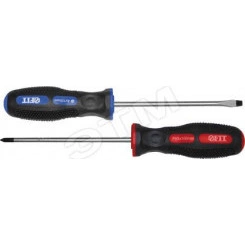 Отвертка ''Универсал'', CrV сталь, прорезиненная ручка, Профи 8х150 мм SL Отвертка ''Универсал'', CrV сталь, прорезиненная ручка, Профи 8х150 мм SL
