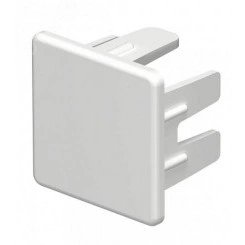 Заглушка кабельного канала торцевая WDK 25x25 мм (ПВХ, белый)