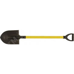 Лопата штыковая ЛУ, с желтым металлизированным черенком и V-ручкой 215х285х1130 мм Лопата штыковая ЛУ, с желтым металлизированным черенком и V-ручкой 215х285х1130 мм