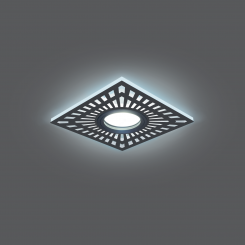 Светильник ИВО-3w 4000K,Gu5.3,квадр,черный Backlight Gauss