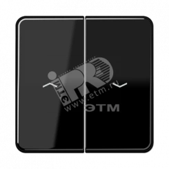 Клавиши для выключателя управления жалюзи 509VU и кнопки 539VU черные Клавиши для выключателя управления жалюзи 509VU и кнопки 539VU черные