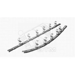 Стойка кронштейна рожкового криволинейного К1351.001-06 У3 лак, 8 рожков, L1065, S3,0 Стойка кронштейна рожкового криволинейного К1351.001-06 У3 лак, 8 рожков, L1065, S3,0