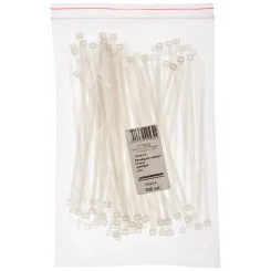 Ремешок-хомут, белый (SORMAT) JS, 150 х 3,5 мм, 100 шт (фасовка)