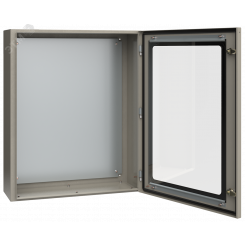 Корпус металлический ЩМП-4-0 (800х650х250мм) У2   IP54 прозрачная дверь IEK