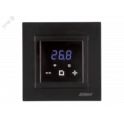Терморегулятор для теплого пола ДЕВИ Classy программируемый c Wi-Fi, с датчиком пола, черный, 16А Терморегулятор для теплого пола ДЕВИ Classy программируемый c Wi-Fi, с датчиком пола, черный, 16А