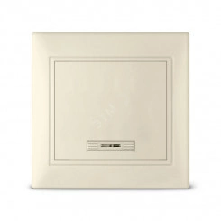 Выключатель Севиль 1 клавиша с подсветкой слоновая кость (ivory)