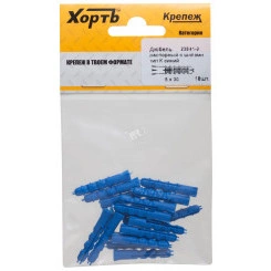 Дюбель распорный 5х30 с шипами тип К (18шт) Дюбель распорный 5х30 с шипами тип К (18шт)