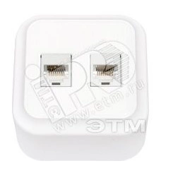 Беларусь розетка нар компьютерная 2-х местная РК216-005 Беларусь розетка нар компьютерная 2-х местная РК216-005