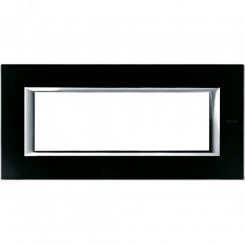 Axolute Накладки декоративные прямоугольные стекло/черное стекло на 6 модулей