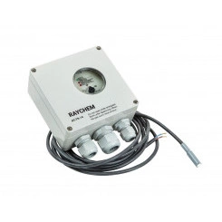 Термостат AT-TS-14 (макс. 16А,250В), с регулированием по температуре поверхности трубы (уставка включения от 0C до +120C). В комплекте с выносным датчиком PTY типа Термостат AT-TS-14 (макс. 16А,250В), с регулированием по температуре поверхности трубы (уставка включения от 0C до +120C). В комплекте с выносным датчиком PTY типа