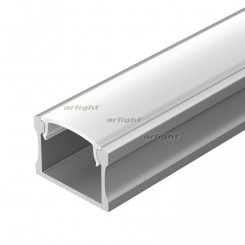 Профиль с экраном ALU-WIDE-H15-2000 ANOD+FROST (ARL, Алюминий)