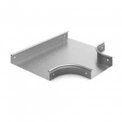 Переход Т-образный плавный 200х100х80, толщ. 0,7 мм, Сендзимир цинк Переход Т-образный плавный 200х100х80, толщ. 0,7 мм, Сендзимир цинк