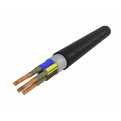 Кабель силовой ВВГнг(А)-FRLSLTx 5х1.5 ок(N.PE)-0.66 черный бухта