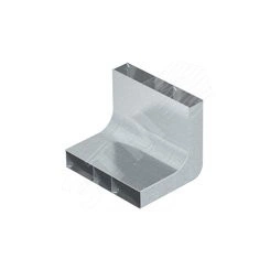 Вертикальный угол 90° кабельного канала EUK 250x48/3 секц. (сталь) Вертикальный угол 90° кабельного канала EUK 250x48/3 секц. (сталь)