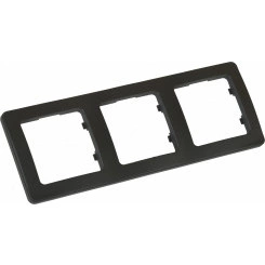 MASTER Рамка на 3 поста, черный MASTER Рамка на 3 поста, черный