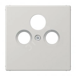 Накладка для телевизионной розетки (SAT-TV-FM) Серия LS990 Материал- термопласт Цвет- светло-серый Накладка для телевизионной розетки (SAT-TV-FM) Серия LS990 Материал- термопласт Цвет- светло-серый