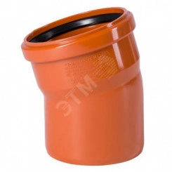 Отвод наружной канализации 500х15 град.