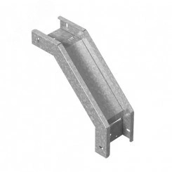 Угловой соединитель внешний к лотку ПЛК 400х110, толщ. 1,5 мм, Сендзимир цинк Угловой соединитель внешний к лотку ПЛК 400х110, толщ. 1,5 мм, Сендзимир цинк