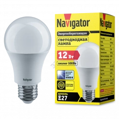 Лампа светодиодная LED 12вт Е27 дневной