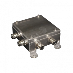 Коробка монтажная огнестойкая КМ-О (16к)-IP66-1515, корпус из нержавеющей стали, количество вводов 8 Коробка монтажная огнестойкая КМ-О (16к)-IP66-1515, корпус из нержавеющей стали, количество вводов 8