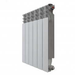 Радиатор алюминиевый секционный 500/80/10 боковое подключение