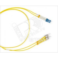 Патч-корд волоконно-оптический (шнур) SM 9/125 (G657) ST/UPC-LC/UPC duple* LSZH 1м