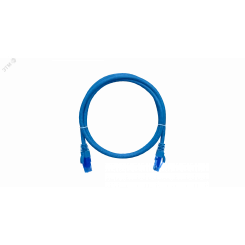 Патч-корд U/UTP 4 пары Cat 6 2хRJ45/8P8C T568B 7х0205мм LSZH синий 015м