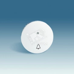 Клавиша с индикатором и пиктограммой звонок для 75160-39, S88 графит Клавиша с индикатором и пиктограммой звонок для 75160-39, S88 графит