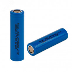 Высокоемкостный аккумулятор 18650 unprotected 20 А Li-ion 3000 mAH 3.7 В