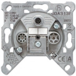 Розетка тв-спутник SAT-TV-FM проходная. Механизм. Розетка тв-спутник SAT-TV-FM проходная. Механизм.