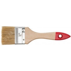 Кисть флейцевая ''Оптима'', натур. cветлая щетина, деревянная ручка 1.5'' (38 мм) Кисть флейцевая ''Оптима'', натур. cветлая щетина, деревянная ручка 1.5'' (38 мм)