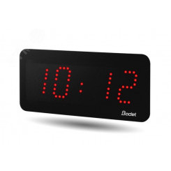 Часы цифровые STYLE II 5 (часы/минуты), высота цифр 5 см, красный цвет, NTP, PoE