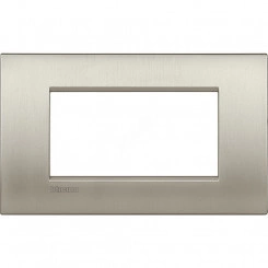 Livinglight. Рамка Air, итальянский стандарт 4 мод. Цвет ''Матовый титан'' Livinglight. Рамка Air, итальянский стандарт 4 мод. Цвет ''Матовый титан''