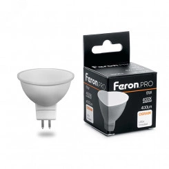 Лампа светодиодная LED 6вт 230в GU5.3 белый Feron.PRO