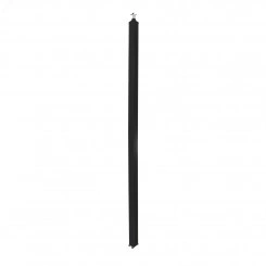 Универсальная колонна алюминиевая с крышкой из алюминия 2 секции, высота 4,02 метра, с возможностью увеличения высоты до 5,3 метра, цвет черный