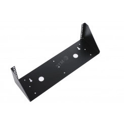 Кронштейн телекоммуникационный настенный вертикальный 3U черный Кронштейн телекоммуникационный настенный вертикальный 3U черный