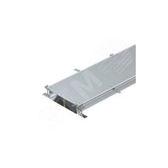 Секция кабельного канала OKA-W глухая с фиксаторами, 2400x400x100 мм (сталь)