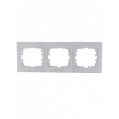 KARINA Рамка 3-ая горизонтальная б/вст жемчужно-белый перламутр (10шт/120шт) KARINA Рамка 3-ая горизонтальная б/вст жемчужно-белый перламутр (10шт/120шт)