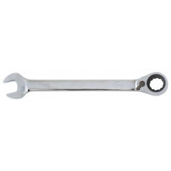 Ключ гаечный комбинированный трещоточный с реверсом, 17 мм