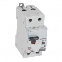 Выключатель автоматический дифференциальный АВДТ DX3 1П+N C6А 30MА-А